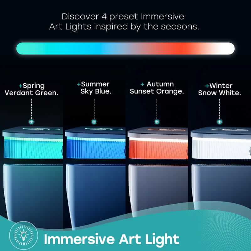 HOROW T38 Bidet Combo Toilet With Emersive Art Light