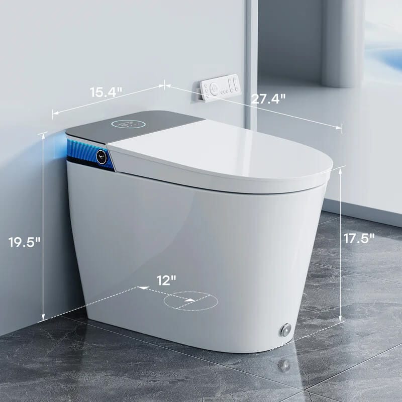 HOROW T38P Smart Toilet Dimensions