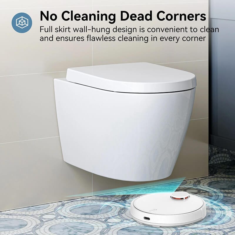 HOROW TG03W Wall Mounted Toilet Convenient to Clean