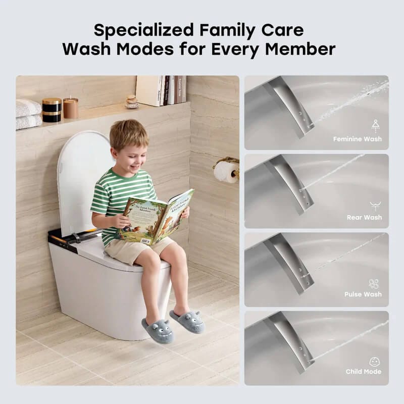 HOROW X70 Bidet Toilet Diffferent Wash Modes