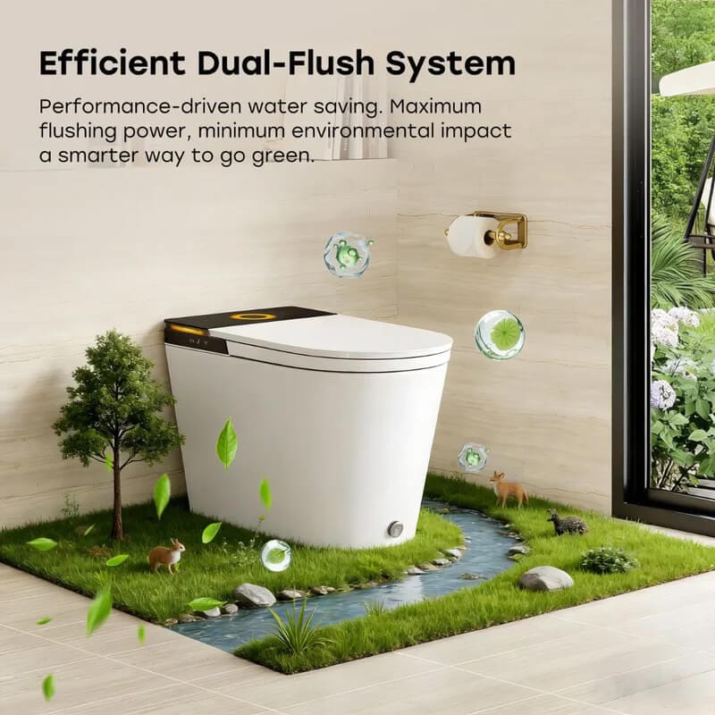 HOROW X70 Bidet Toilet With Dual Flush System