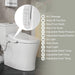 HR-BT0338W One Piece Bidet Toilet Combo Side Buttons