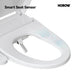 HR-BT0338W One Piece Bidet Toilet Combo With Smart Seat Sensor