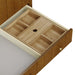 Hudson 30 Inch Single Vanity in Honey Oak With Removable Drawer Organizer