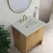 Hudson 30 Inch Single Vanity Natural Oak in Lime Delight Silestone Top