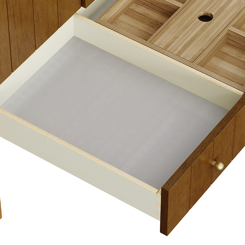 Hudson 30" Single Vanity in Honey Oak With Soft Close Undermount Drawer Slides