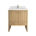 Hudson 30 Single Vanity Natural Oak Front View