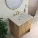 Hudson 30 Single Vanity Natural Oak in Siberian Silestone Top