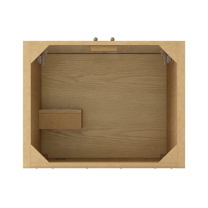 Hudson 30 Single Vanity Natural Oak Top View