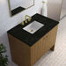 Hudson 36 inch Single Vanity Honey Oak in Phantome Eclos Top