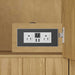 Hudson 36 Inch Single Vanity in Light Natural Oak With Dual Power and Usb Ports Front View