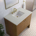 Hudson 36 Single Vanity Honey Oak in Lime Delight Silestone Top