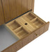Hudson 36" Single Vanity in Honey Oak With Removable Drawer Organizer