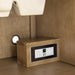 Hudson 36" Single Vanity in Light Natural Oak With Dual Power and USB Ports