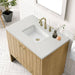 Hudson 36" Single Vanity in Light Natural Oak With Lime Delight Top