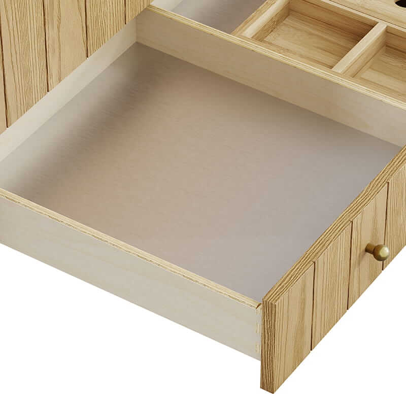 Hudson 36" Single Vanity in Light Natural Oak With Undermount Drawer Glides