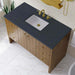 Hudson 48 inch Single Vanity in Charcoal Soapstone Top