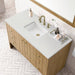 Hudson 48 Inch Single Vanity in Light Natural Oak With Lime Delight Top