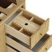 Hudson 48" Single Vanity in Light Natural Oak With One Removable Bamboo Drawer Organizer Tray