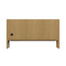 Hudson 60" Double Vanity in Light Natural Oak Back View