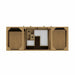 Hudson 60 Inch Single Vanity in Light Natural Oak Top View