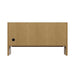 Hudson 60" Single Vanity in Light Natural Oak Back View