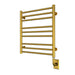 ICO Bath 19.5" x 23" Sorano Towel Warmer in Pvd Brushed Gold