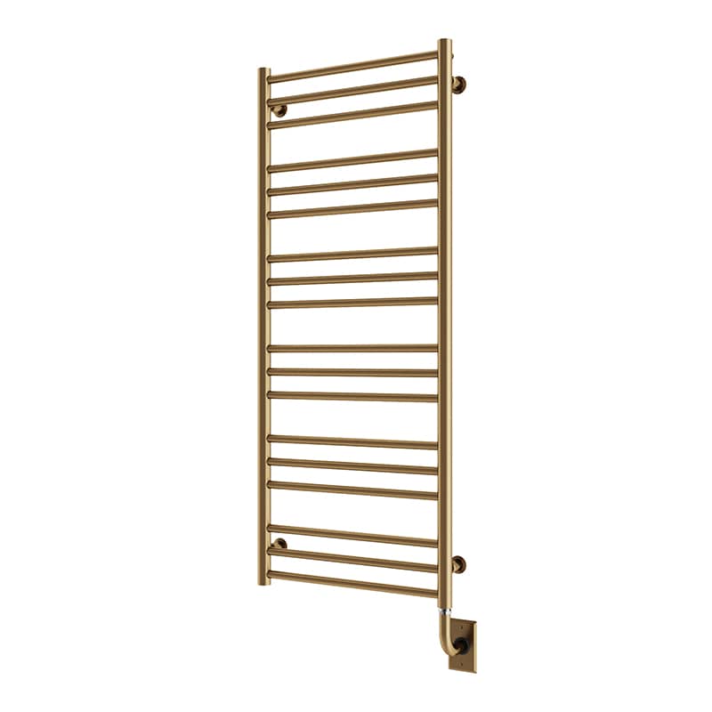 ICO Bath 19.5" x 47.5" Sorano Towel Warmer in Pvd Brushed Bronze