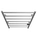 ICO Bath 24" x 27" Linear Towel Warmer in Brushed Nickel Hardwired Top View