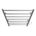 ICO Bath 24" x 27" Linear Towel Warmer in Brushed Nickel Plug in Top View
