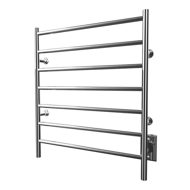 ICO Bath 24" x 27" Linear Towel Warmer in Chrome Hardwired Side View