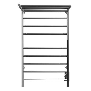 ICO Bath 24" x 40" Angle Towel Warmer in Chrome Hardwired Front View