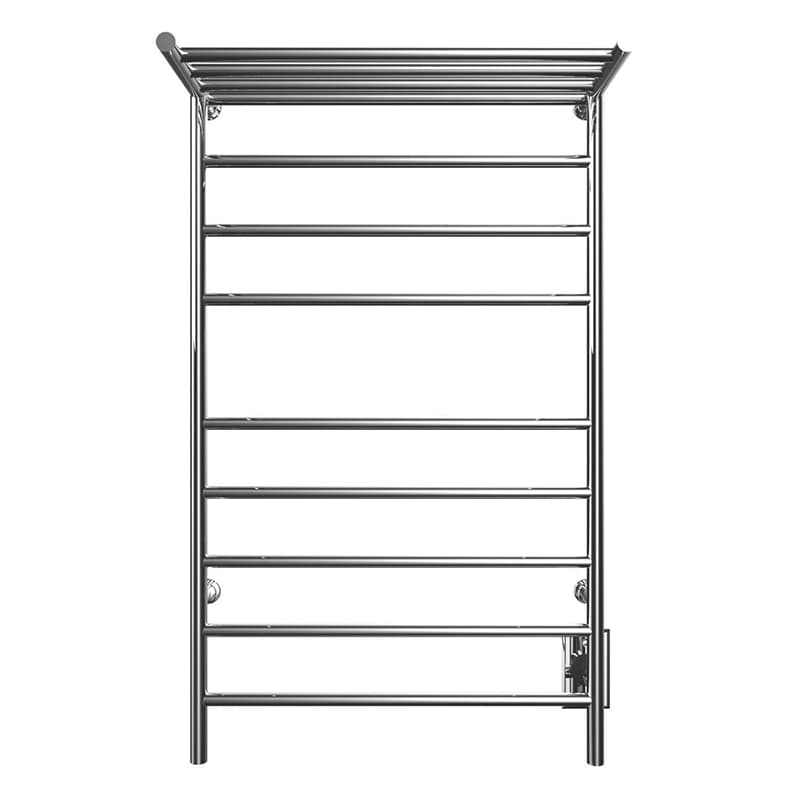 ICO Bath 24" x 40" Angle Towel Warmer in Chrome Hardwired Front View