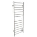 ICO Bath 24" x 60" Linear Towel Warmer in Brushed Nickel Hardwired Facing Right