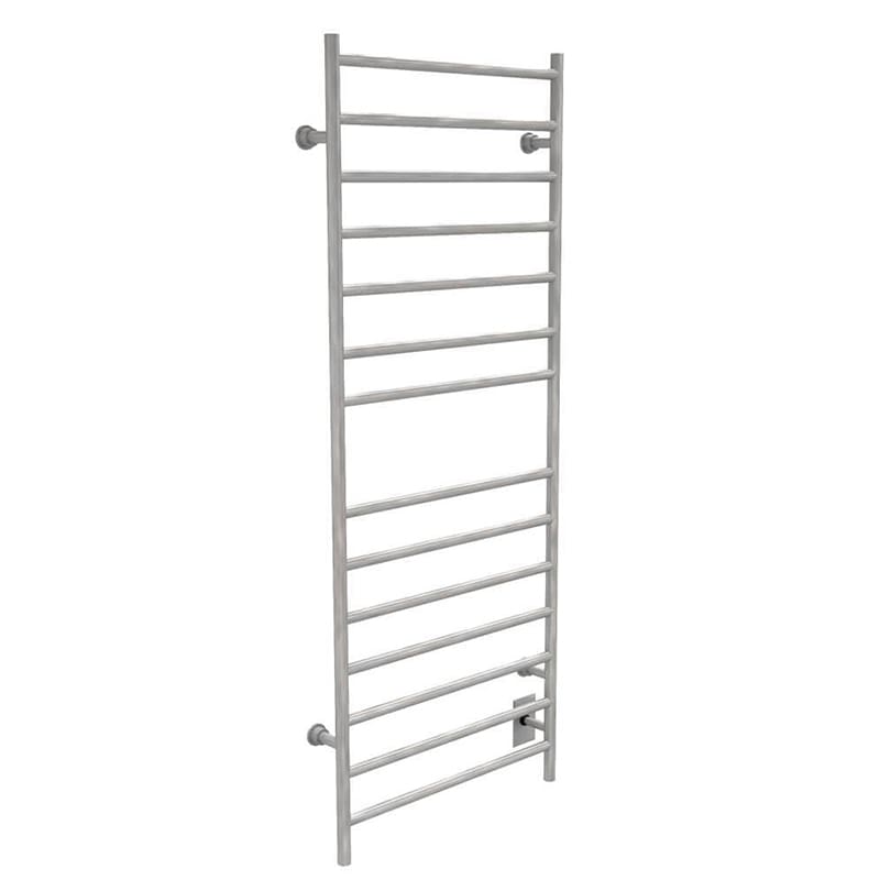 ICO Bath 24" x 60" Linear Towel Warmer in Brushed Nickel Hardwired Facing Right