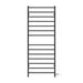 ICO Bath 24" x 60" Linear Towel Warmer in Matte Black Plug in Front View