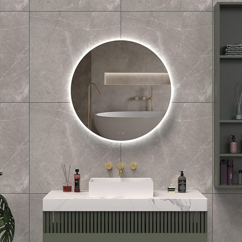 ICO Bath Bennett LED Mirror Front View Lifestyle