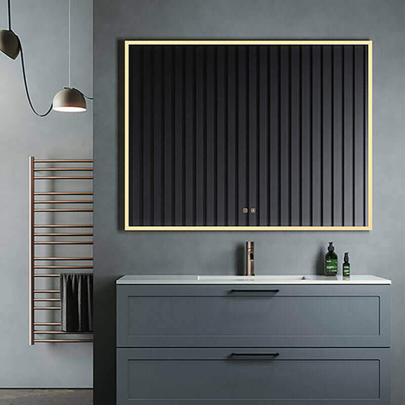 ICO Bath Camden Led Mirror Front View Bathroom Set Up