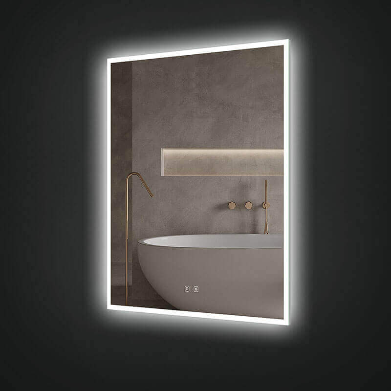 ICO Bath Camden Led Mirror Side View