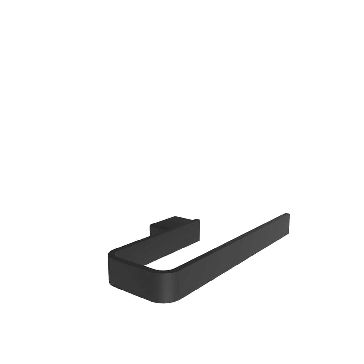 ICO Bath Cinder 8" Towel Bar in Matte Black