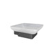 ICO Bath Cinder Soap Dish Holder in Matte Black
