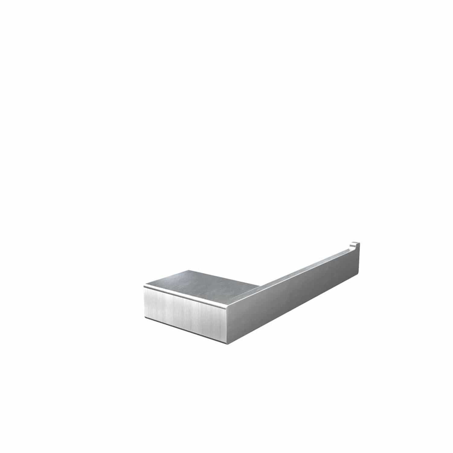 ICO Bath Cinder Toilet Paper Holder, Left Post, in Brushed Nickel