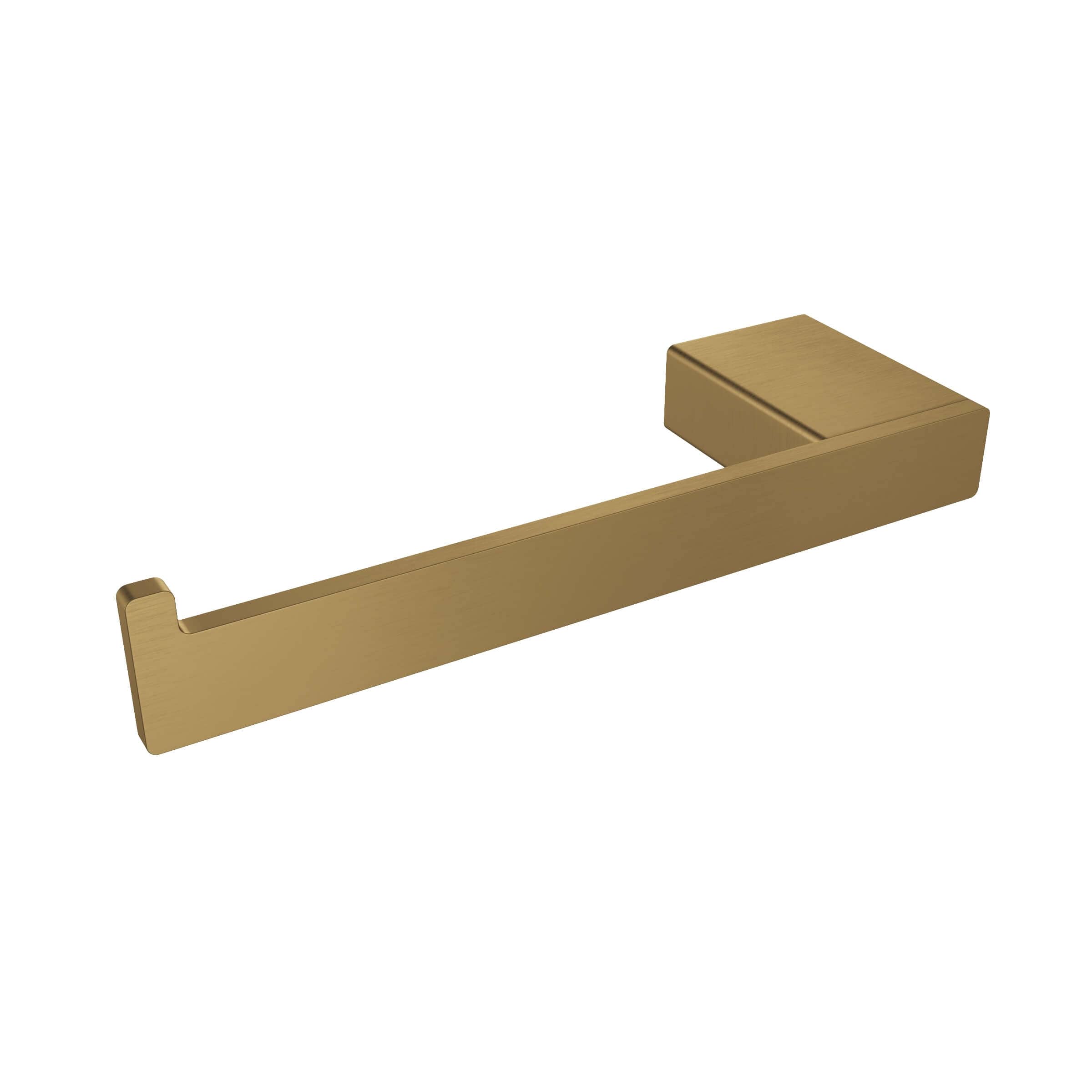 ICO Bath Cinder Toilet Paper Holder, Right Post, in Brushed Gold