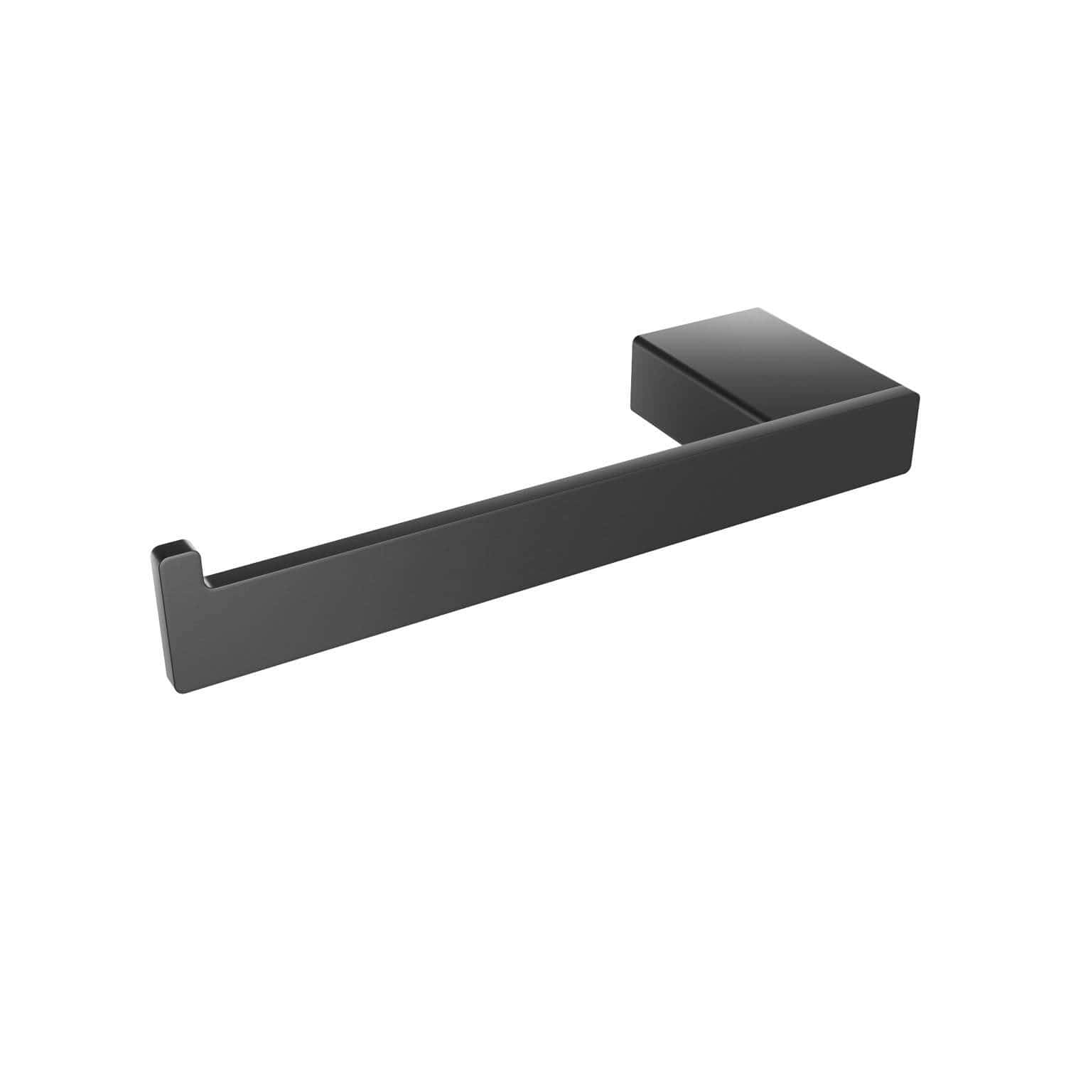 ICO Bath Cinder Toilet Paper Holder, Right Post, in Matte Black