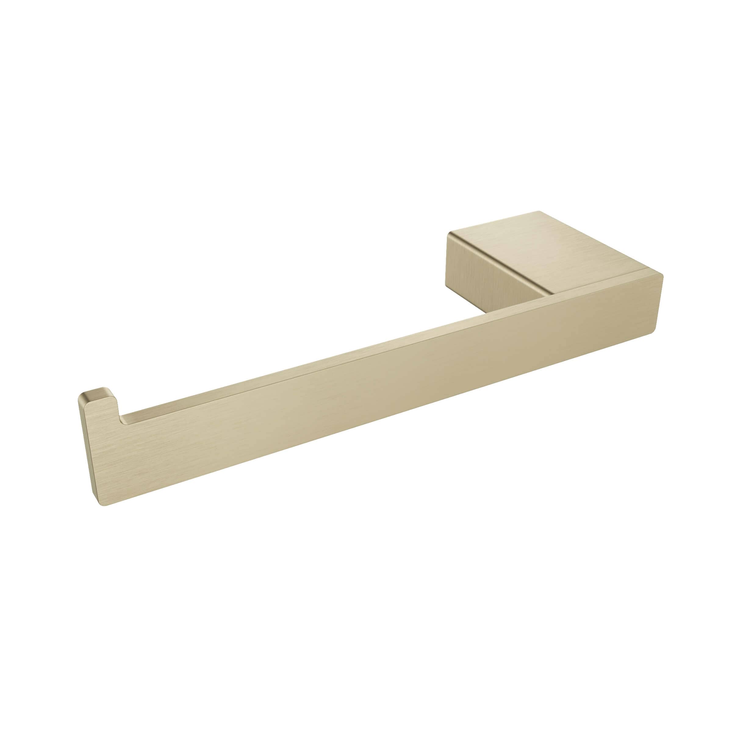 ICO Bath Cinder Toilet Paper Holder, Right Post, in Satin Brass