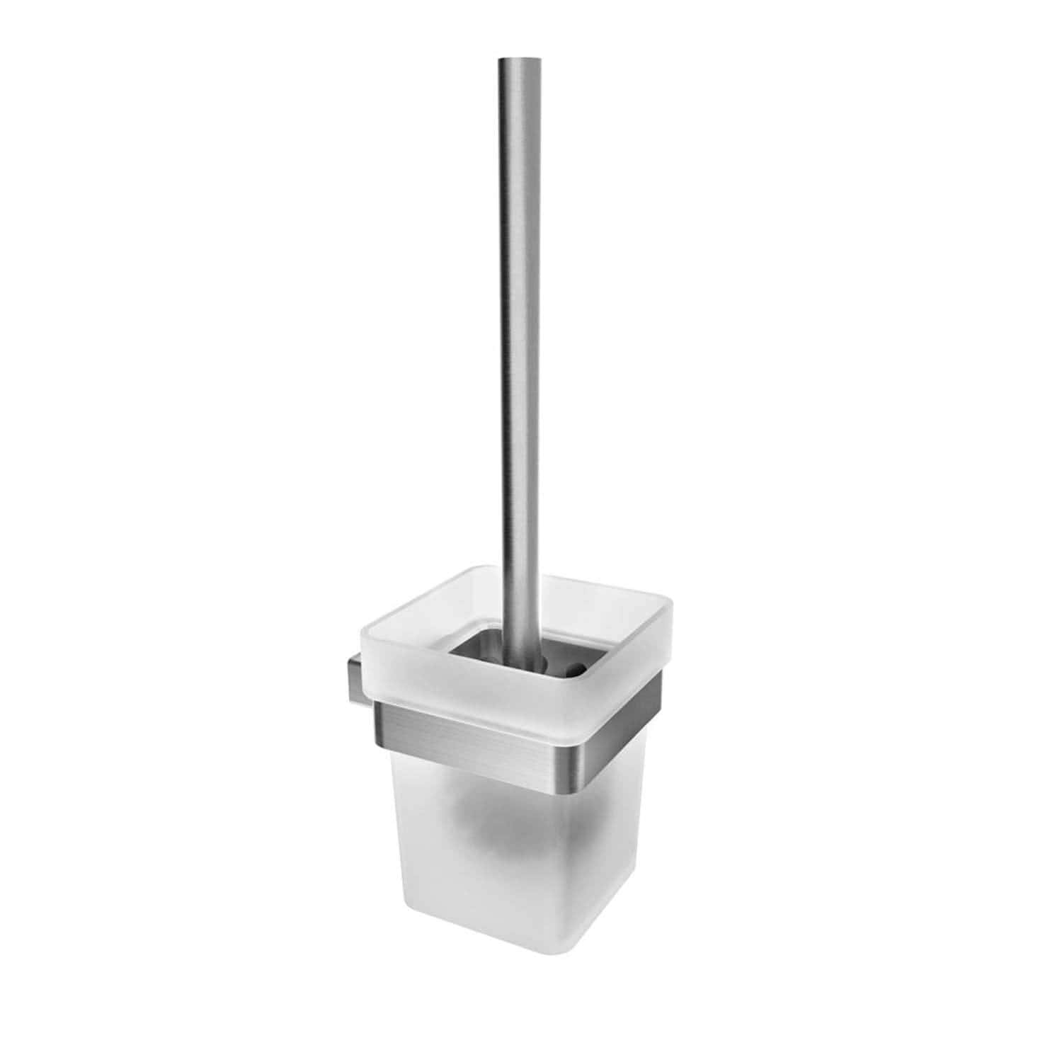ICO Bath Cinder Wall Mounted Toilet Brush in Brushed Nickel