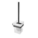 ICO Bath Cinder Wall Mounted Toilet Brush in Matte Black