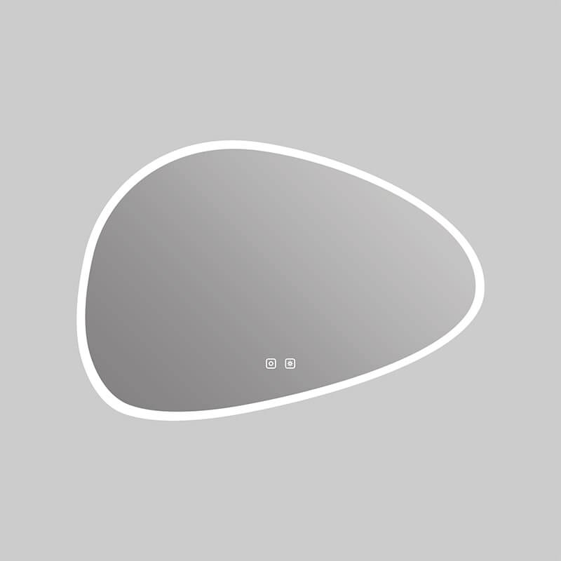 ICO Bath Felix 32" x 22" LED Mirror in Light Background