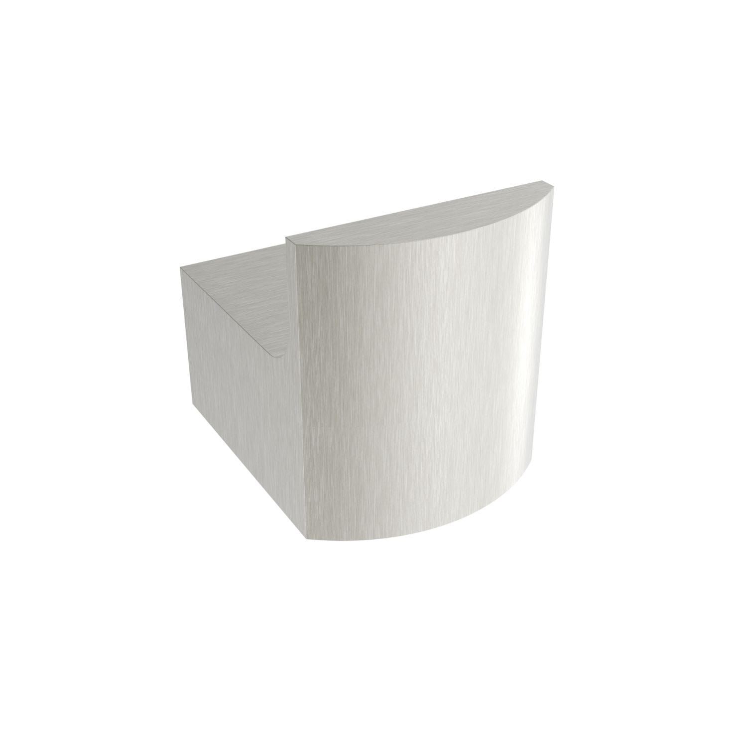ICO Bath Flow Compact Towel Hook in Brushed Nickel