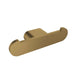 ICO Bath Flow Double Towel Hook in Brushed Gold
